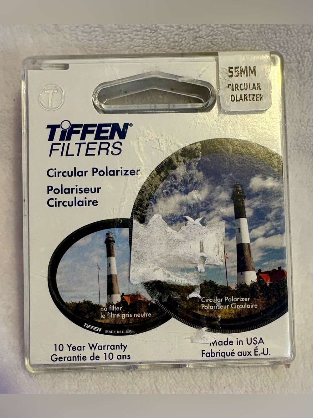 55mm Circular Polarizer Filter - Black